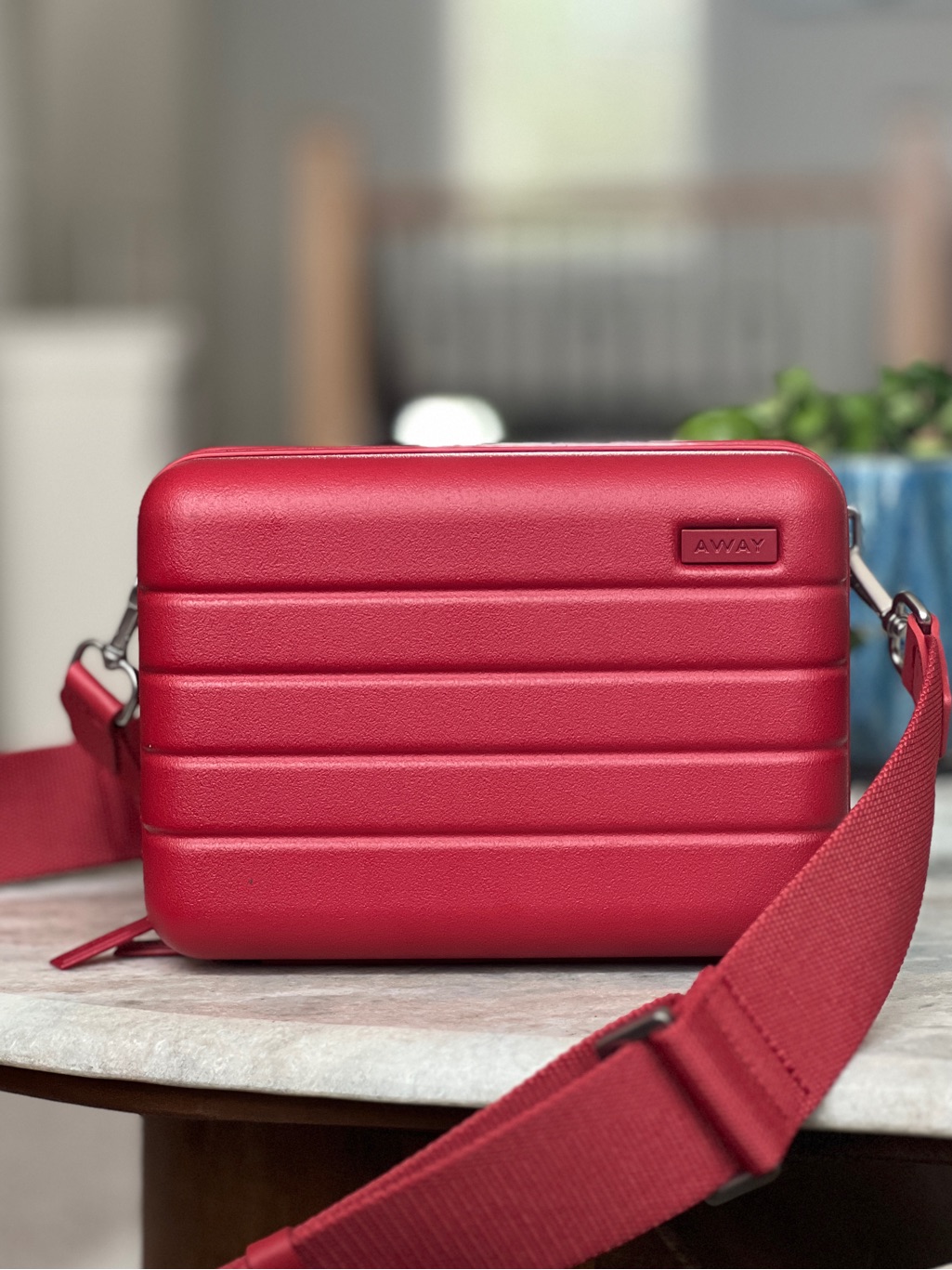Away The Mini Crossbody - Cherry Red